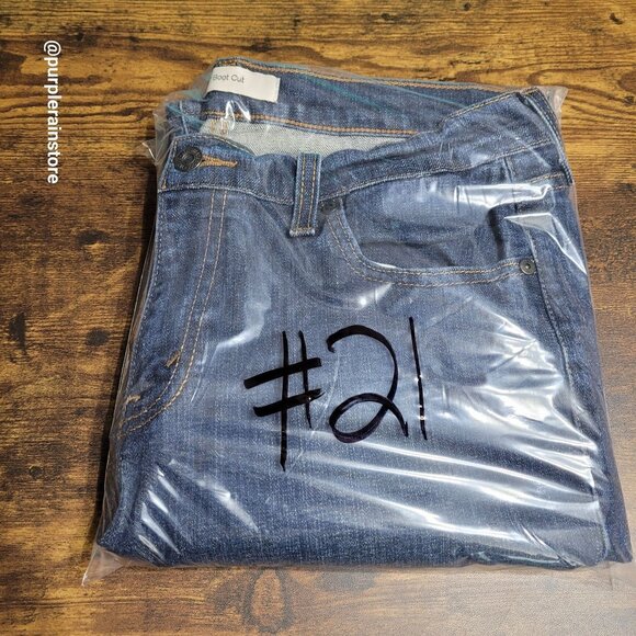 Vtg Levi's Jeans 12 Bootcut High Rise Medium Dark Wash Stretch Denim Western - Picture 12 of 12